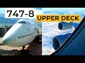 747-8 UPPER DECK Lufthansa Business Class Frankfurt to Mexico ✈ TRIP REPORT