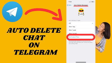 Auto Delete Chats On Telegram | Enable Disappearing Messages On Your Telegram Account