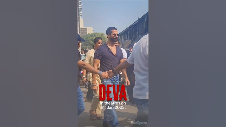 Shahid Kapoor in as #Deva, in theatres releasing near you on 31, Jan 2025. #shahidkapoor #Bollywood