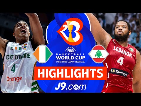 Cote d'Ivoire 🇨🇮 vs Lebanon 🇱🇧 | J9 Highlights | FIBA Basketball World Cup 2023