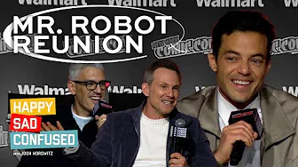 MR. ROBOT reunion: Rami Malek, Christian Slater, Sam Esmail on the show that changed their lives