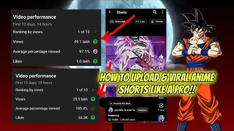 How to Upload & Viral Anime SHORTS Like a PRO!! | How to Upload Shorts on YouTube #tutorial #views