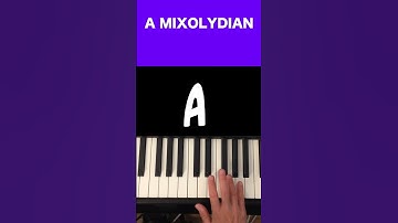 A Mixolydian Scale On Piano: Easy Tutorial | Music Simply Understood  #music #mixolydian  #piano