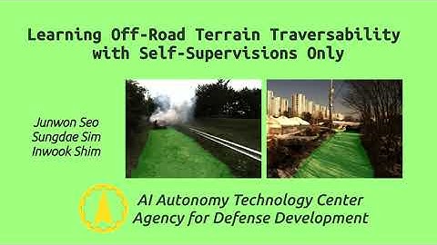 Learning Off-Road Terrain Traversability with Self-Supervisions Only
