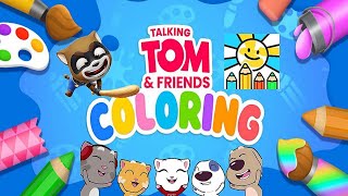 Talking Tom & Friends Coloring Gameplay Android ios