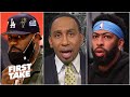 Stephen A. isn't concerned about LeBron, but has worries about AD's injury | First Take