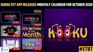Kooku Ott App Releases Monthly Calendar For October 2020