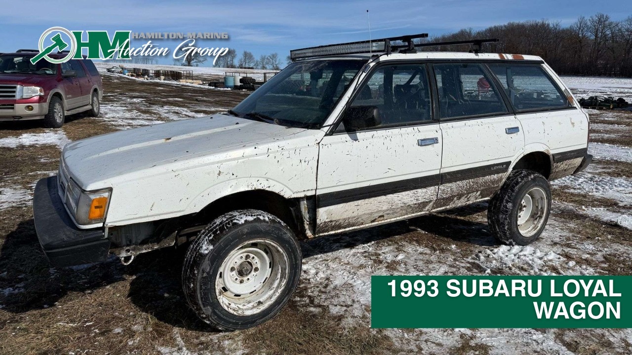 1993 Subaru Loyal Wagon, Selling At Auction