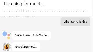 Song Recognition in Google Assistant