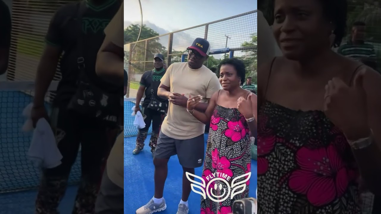 Ashton hall meets Flytime executives, challenges Don Jazzy to tennis match