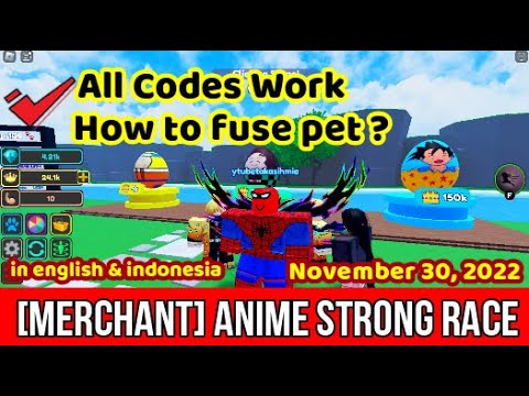 All Anime Racing Clicker Codes(Roblox) - Tested November 2022