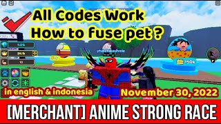 Anime Strong Race Codes - Roblox