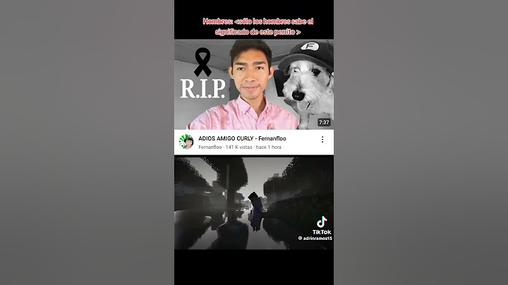 "Adiós Amigo Curly"#fernanfloo#adiosamigo#descansaenpaz#recuerdos#curly