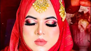 Reception bridal Makeup step by step Nadia’s makeover