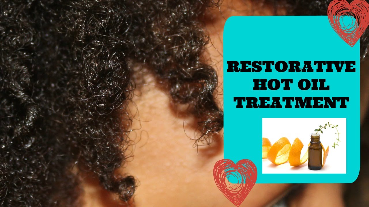 RESTORATIVE HOT OIL TREATMENT FOR DRY HAIR YouTube