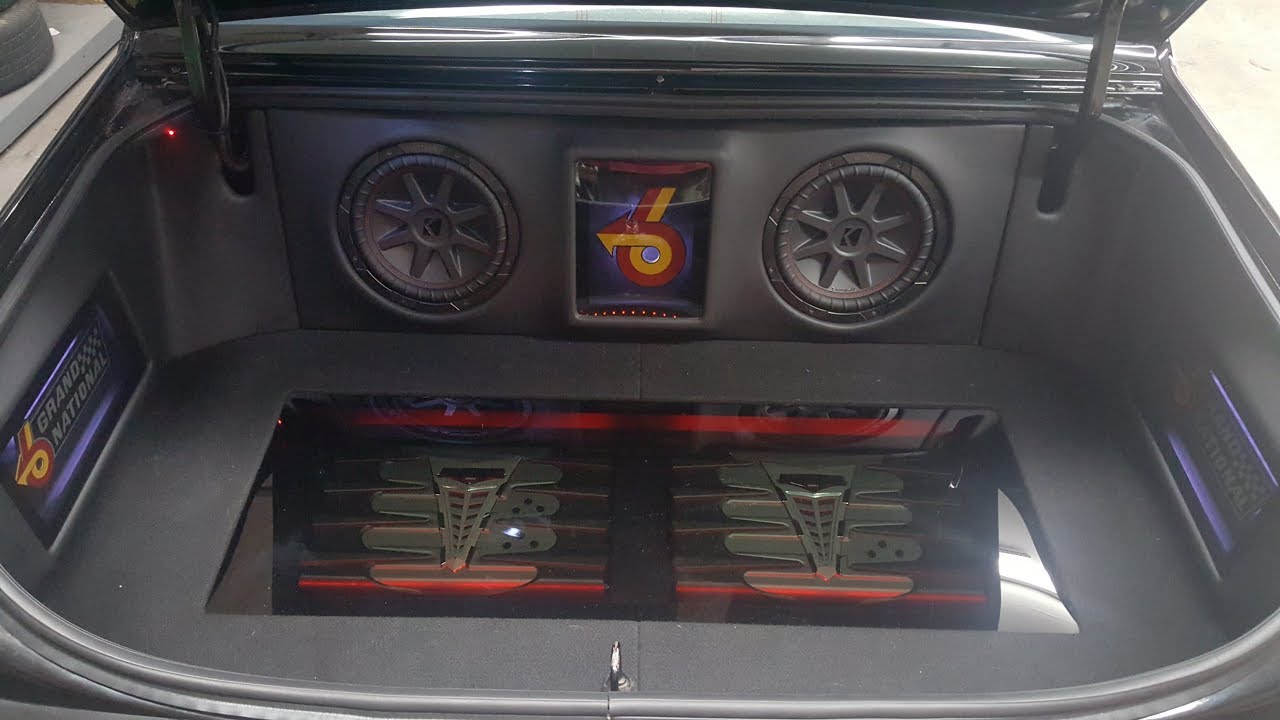 Buick Grand National Custom Stereo System