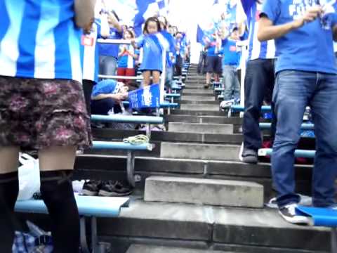 モンテディオ山形サポーター 2012.9.30 東京ヴェルディ戦 後半スタート