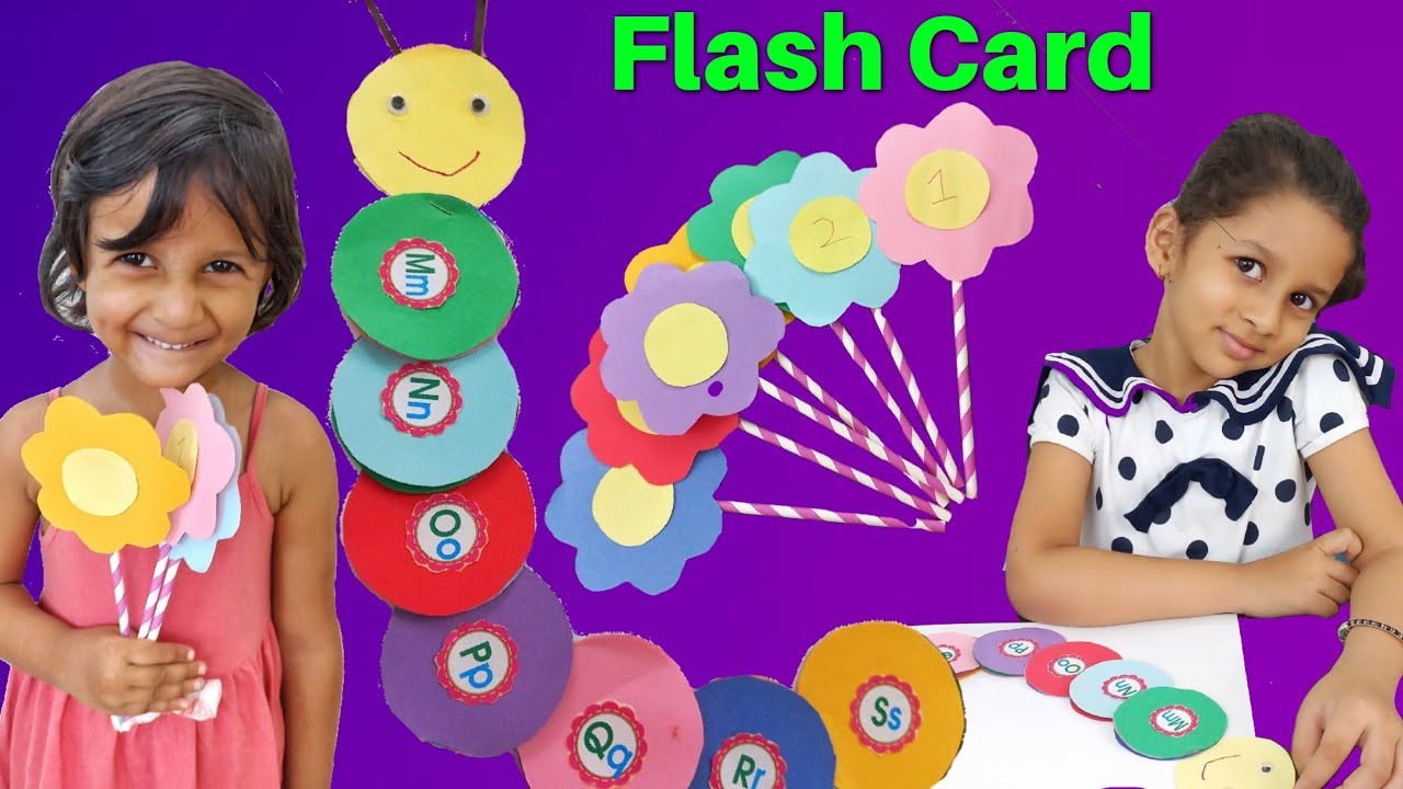 Make your won Flash Card, Easy Flash card ideas, rishtinriomaa YouTube