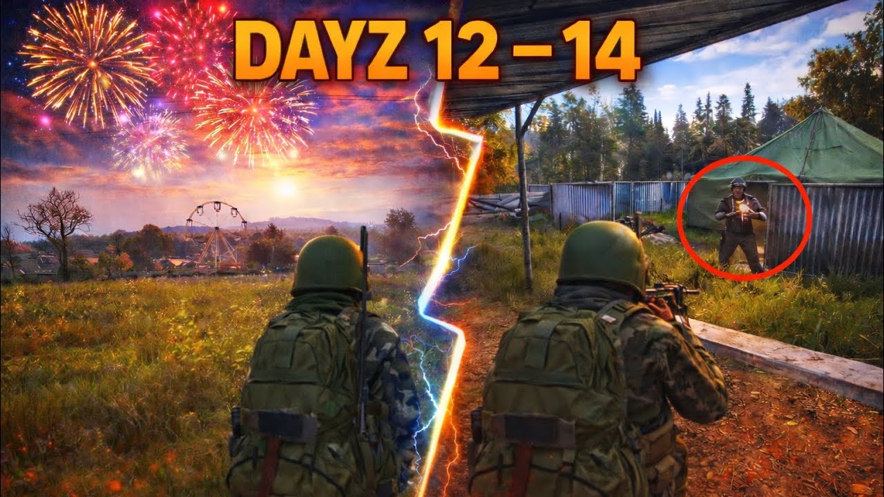 DayZ 365 Day Challenge - Getting Shot at NWAF and Fireworks (Season 2)
