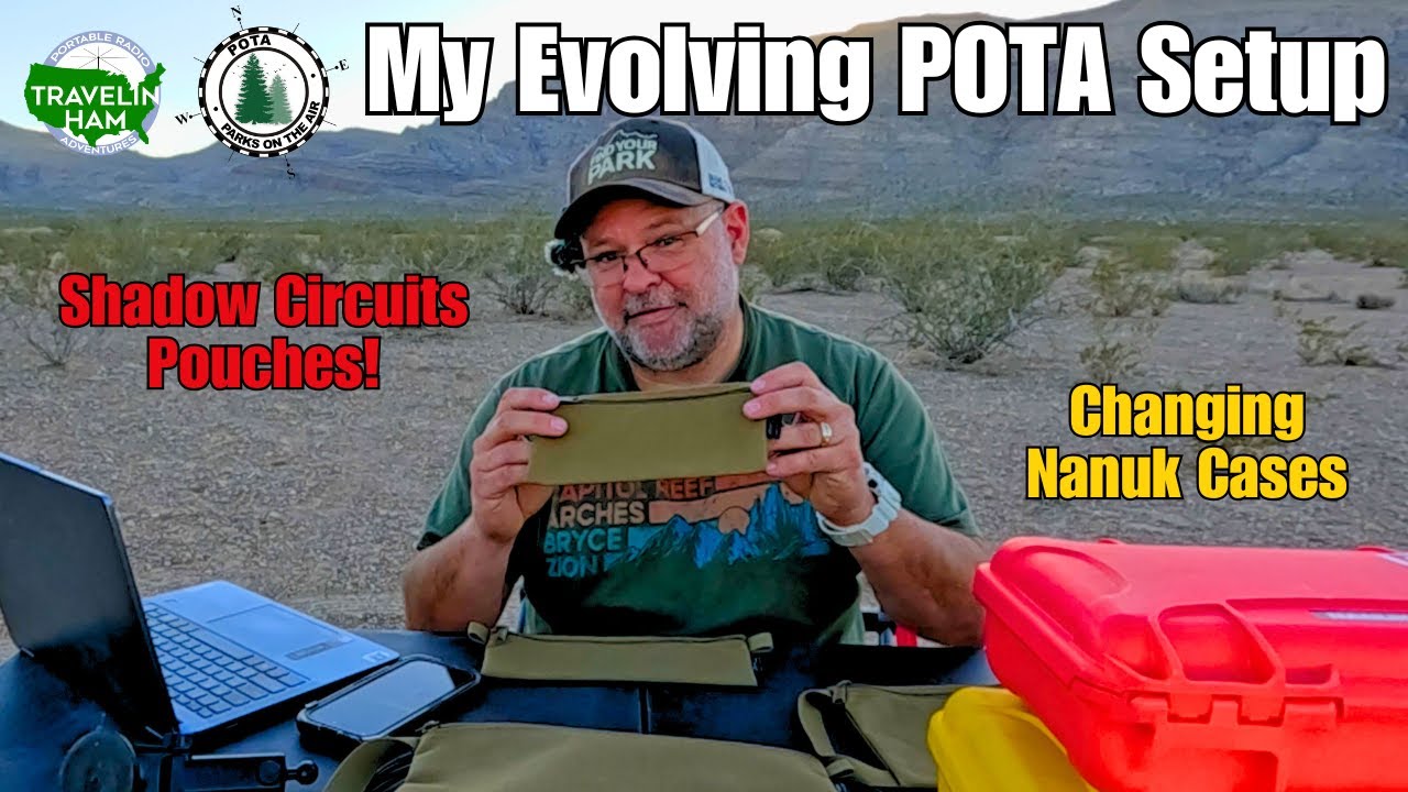 My Evolving Portable Ham Radio Station | Nanuk Case, Shadow Circuits Pouches, & Yaesu FT-891