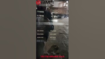 18U Floor Mount 600x800 Server Rack #serverrack #floormount #itracks
