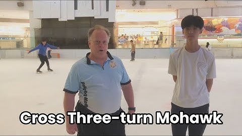 ‘Cross Three-Turn Mohawk’ - Figure Skating Footwork with Jon Robinson and Jamie Wong