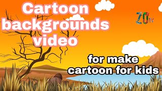 Cartoon 3D backgrounds movie scene 😍😍 | Zo TV #zotv #cartoon #cartoonbackground