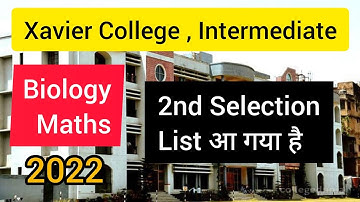 Second Selection List of Biology & maths of xavier College , intermediatebis out 📚