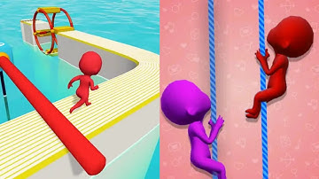 Fun Race 3D VS Run Race 3F Max All Levels Gameplay Android,iOS NEW UPDATE