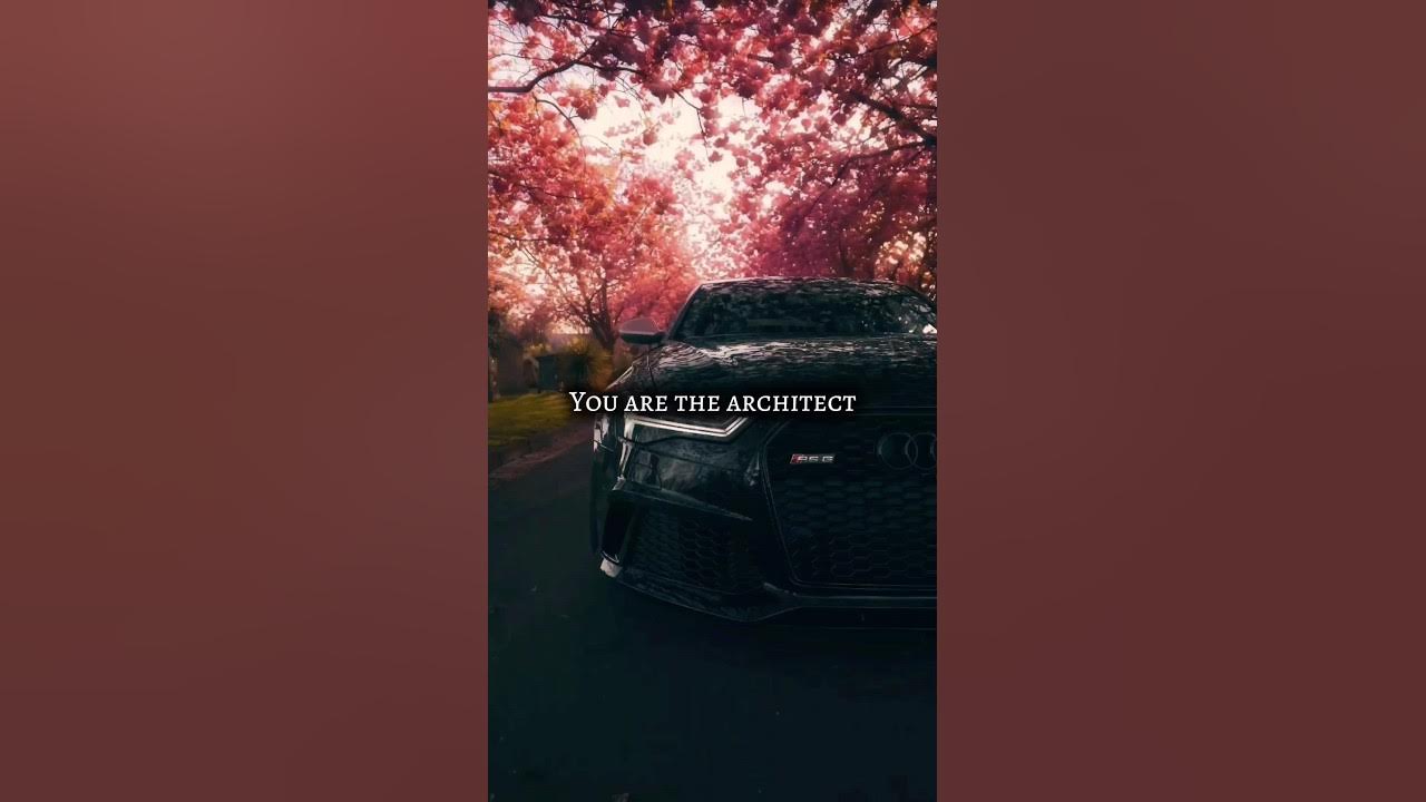 You are the architect of your own destiny