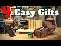 4 Easy DIY Woodworking Gift Projects!!!