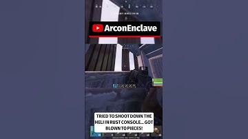 Tried to Shoot Down the Heli in Rust Console… Got Blown to Pieces!