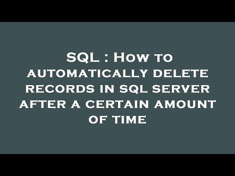 SQL : How