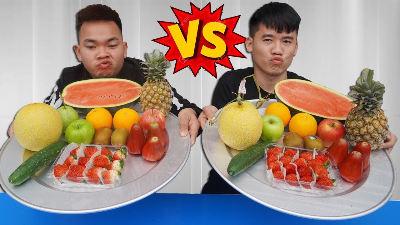 Hưng Troll | THỬ THÁCH NGƯỜI ĂN NHANH NHẤT TRÁI CÂY sẽ THẮNG NHẬN 500$ | Thử Thách Thức Ăn