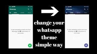 [No Root] How to Change Whatsapp Theme Colour and Look attractive!! screenshot 3