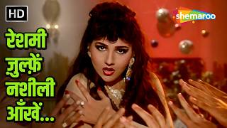 Reshmi Zulfen Nashili Aankhen | Indrajeet (1991) | R.D. Burman Hits | Abhijeet, Ranu Mukherjee