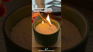 The Newly Arrived Sand Grain Candles Have Found A Color - Matching Container 🎨Link In My Bio