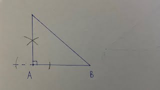 How to construct a right angle triangle tutorial
