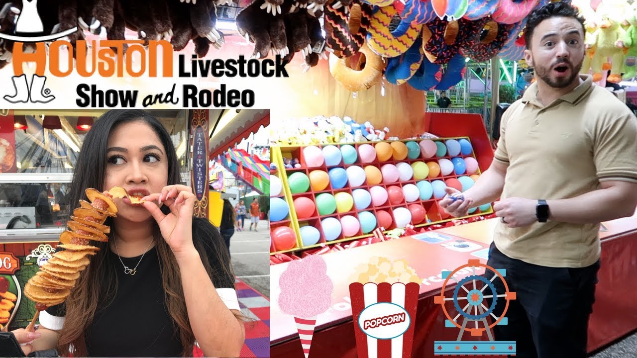 HOUSTON RODEO: CHOCOLATE COVERED BACON?! + RASCAL FLATTS CONCERT - YouTube