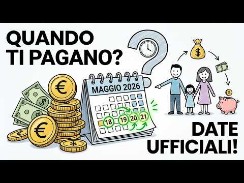 Video ASSEGNO UNICO MAGGIO 2026 DATE PAGAMENTI UFFICIALI + ARRETRATI IN ARRIVO! QUANDO TI PAGANO