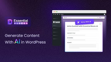 How to Generate Content with AI in Gutenberg?