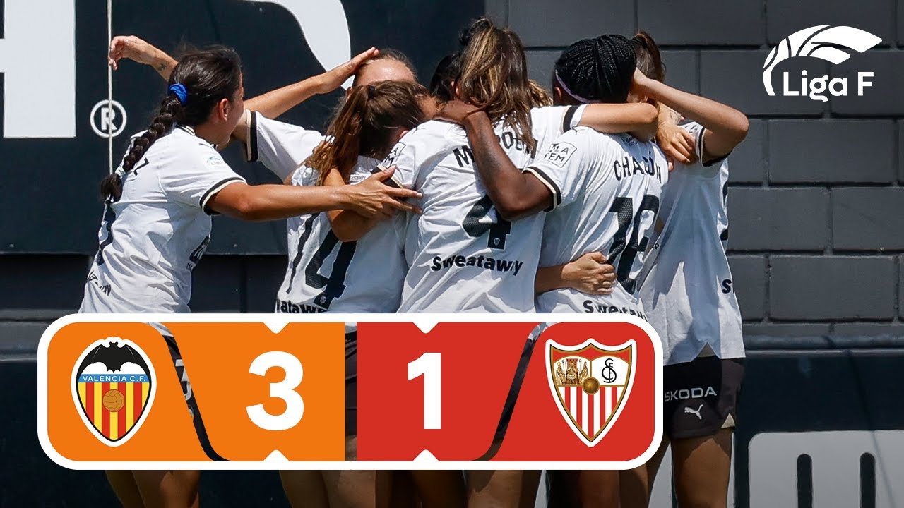 Resumen del VCF Femenino vs Sevilla FC Jornada 28 | Liga F - YouTube