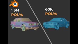 Best Way to Convert a High poly mesh to Low Poly