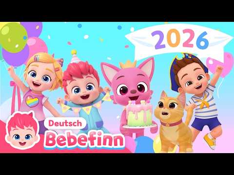 Pinkfong, Alles Gute zum Geburtstag 🎂 | Mix | Geburtstagslied | Bebefinn Deutsch - Kinderlieder