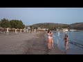 Sunset walk at Anavyssos beach, in Athens Greece
