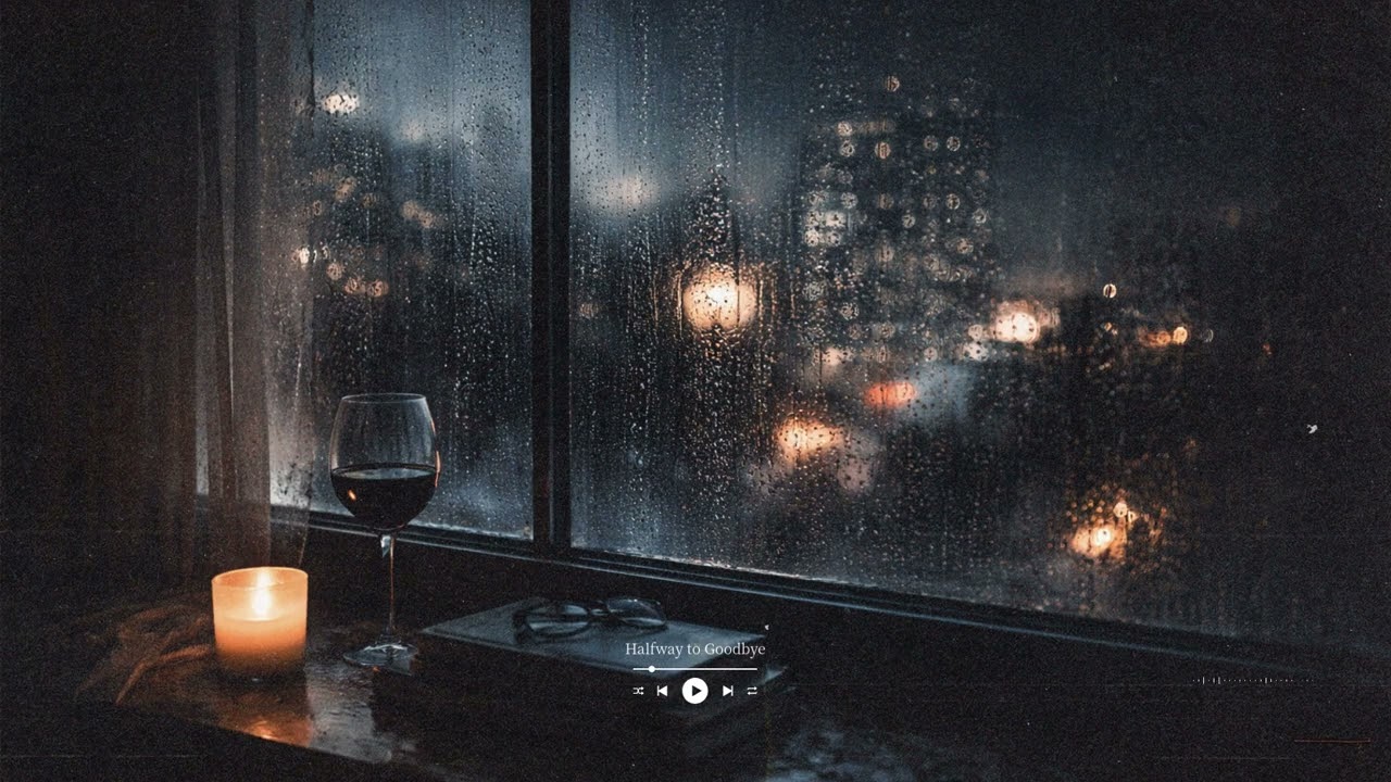 Halfway to Goodbye – Soft R&B for Quiet Nights | Rainy Midnight Mood