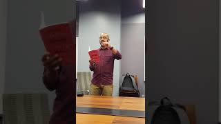 Poet Clint Smith III reads from Counting Descent  at Twitter NY office
