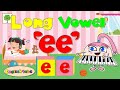 Long vowel ee  english4abc  phonics song for grade one and kindergarten