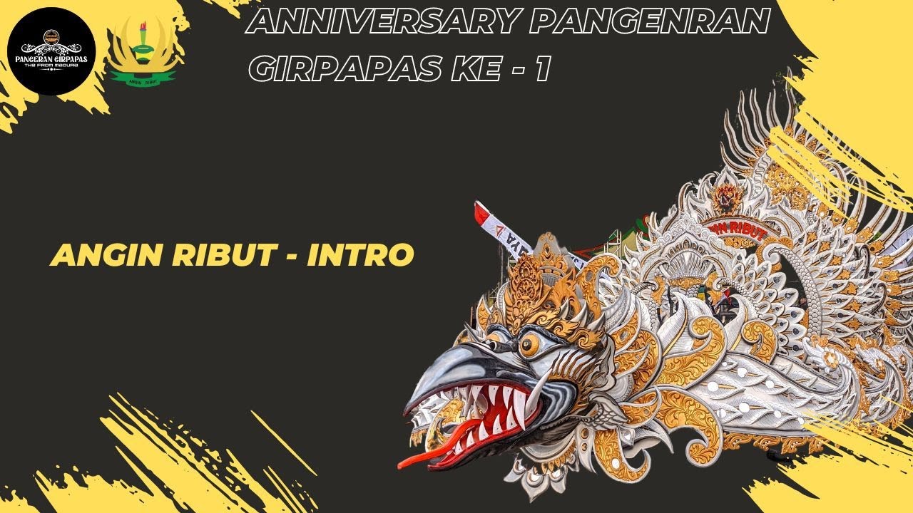 Intro Langgam Angin Ribut | Anniv Pangeran Girpapas - YouTube
