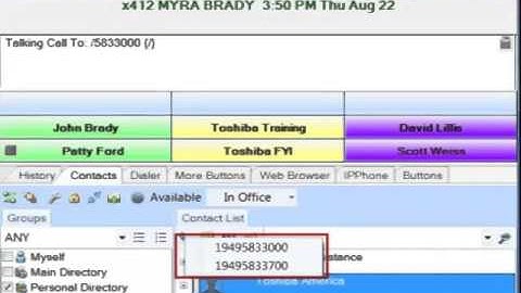 Dialing From Outlook using Call Manager